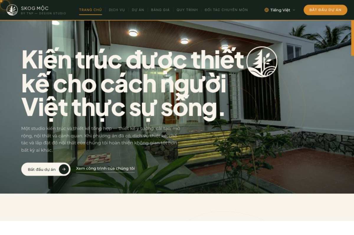 Skog Mộc by TNP — architecture and design studio, residential project, Biên Hòa, Vietnam