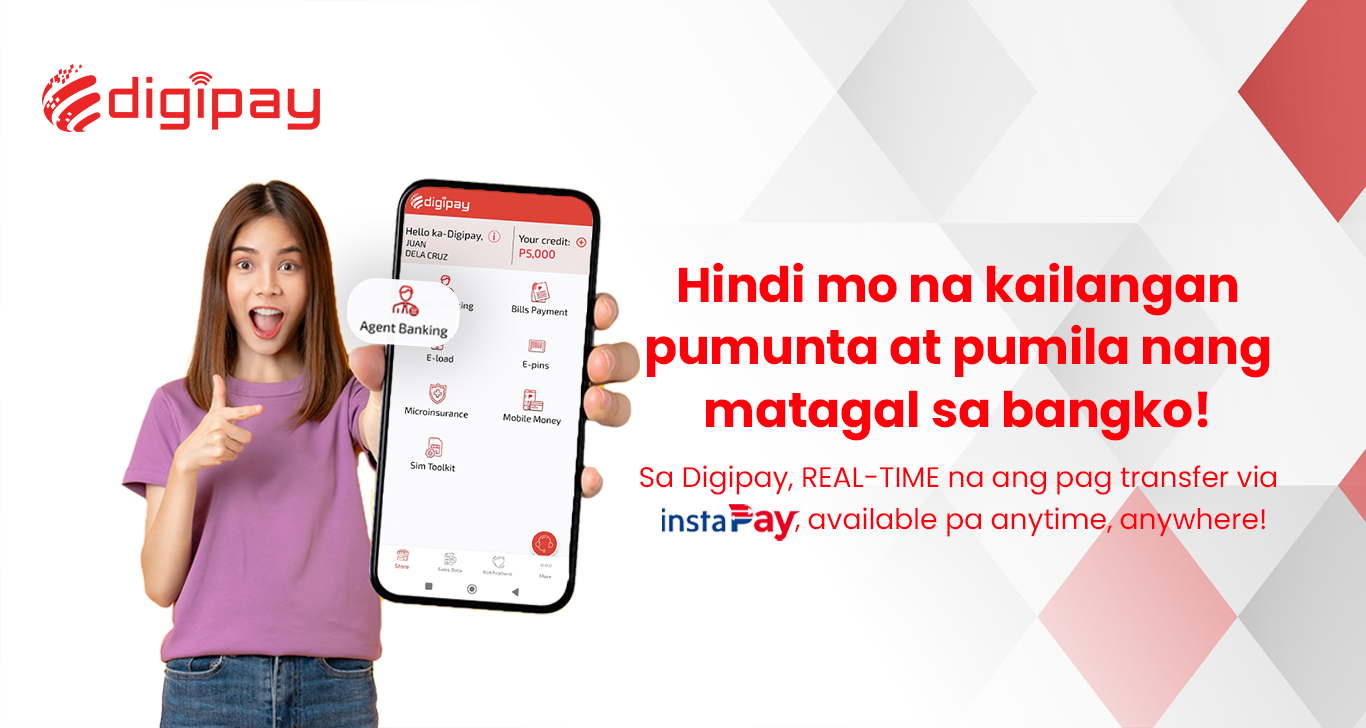 Digipay agent banking app — BSP-licensed digital payments platform, Philippines
